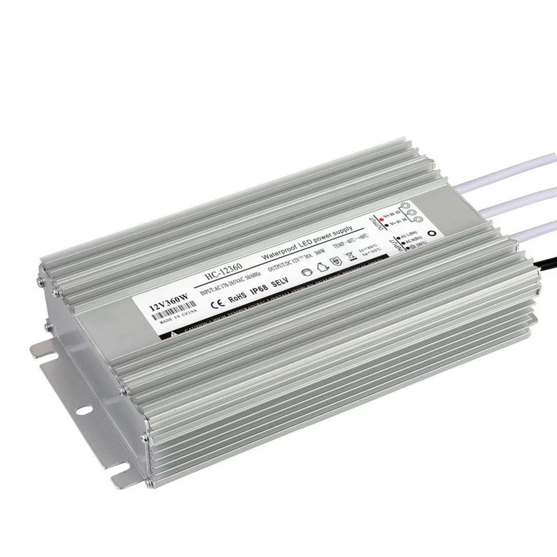 12v 360 w 항 압 방수 led 전원
