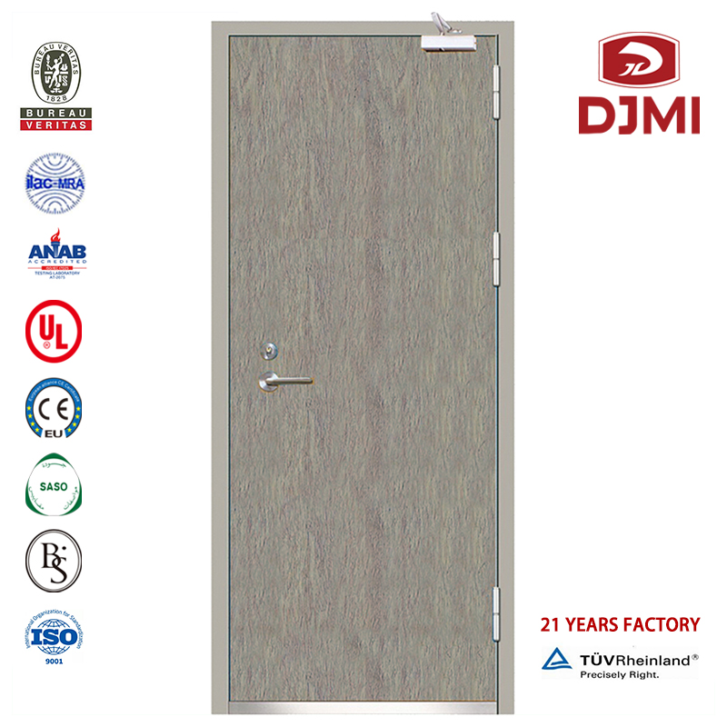 상업적인 엔진에있는 중국 공장 접근 열 저항 강철 방화문 고품질 2 개의위원회 Bs 내부 안전 접착제 방폭 강철 문을 가진 불 싼 정격 비상구 강철 도난 증거 문