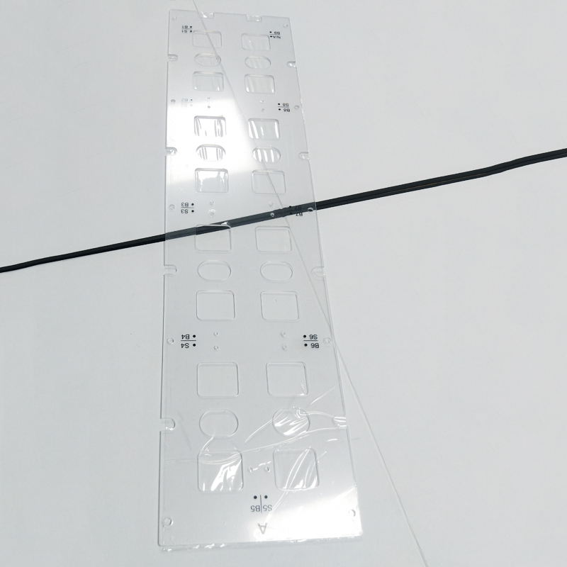 BOPU 도매 배터리 절연 커버 3.1mmpc 투명 보드 전원 배터리 모듈 커버