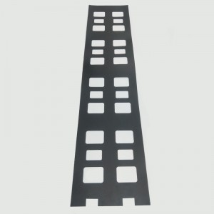 0.175 mm PC 절연 판 검은색 내 고온 방화 절연 패드 가공 맞 춤 형 제작 업 체