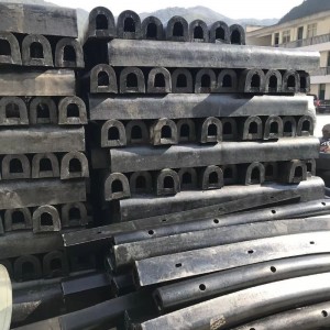 반원형 방파제 부두 고무 호 현 선 직사각형 호 현 범퍼