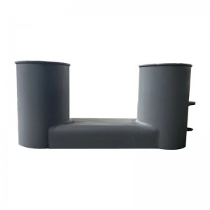 선박 용 십자 형 광택 청동 계선 표 / 더 블 교차 케이블 말뚝