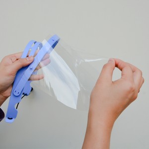 EN 166 안개 방지 마스크 오 일 방지 마스크 전체 얼굴 마스크, 10 개 착용 하면 스크린 교체 가능