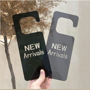 TMJ PP - 539 맞 춤 형 아크릴 전시 브랜드 경 사 스 러 운 옷 가게 장식 가격 창의 광고 판 전시 프레임