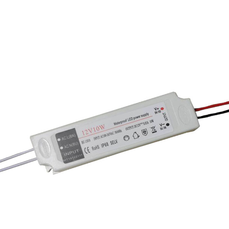 6W - 12 V 그레이 블랙 알루미늄 껍질 LED 스마트 가구 전원 IP 68 세척기