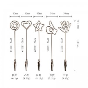 TMJ PP - 543 소형 데스크 톱 라벨 프레임 골 드 실크 스 테 인 리 스 스틸 표지 판 전시 스탠드 가격 지지대