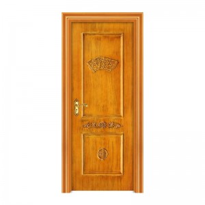 2021 중국 간단한 나무 문 wpc 외부 문 그린 문 상업 저렴한