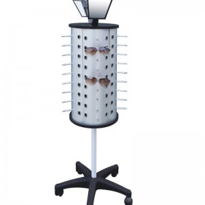 TMJ PP - 572 금속 바닥 회전 선글라스 진열대