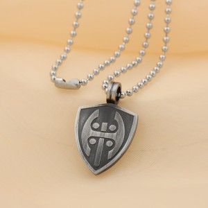 도매 스테인레스 스틸 안티 블랙 펜던트 이탈리아 목걸이