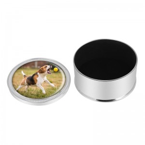 개 재용 금속 항아리