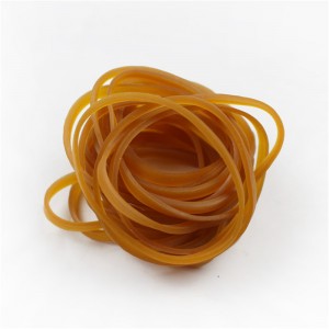 제조 업체 사용자 정의 확대 고무 밴드 노란색 투명 고탄성 인성 산업 농업 고무 밴드