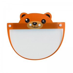 OEM 도매 패션 안전 중복 사용 가능 투명 플라스틱 어린이 마스크