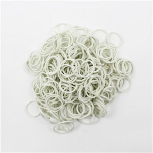 Factoty 직접 판매 미니 흰색 고무 밴드 데이터 라인 번들 용 고탄성 강도 인성 고무 링
