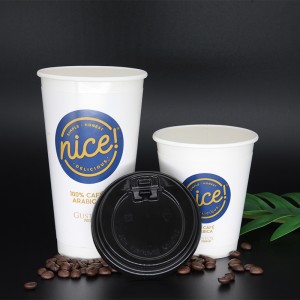 12 \\/ 16oz 두 배 소매는 Eco 친절한 컵 서류상 뜨겁고 찬 컵을 격리합니다