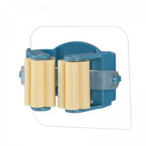 JASON 플라스틱 플랫 벽걸이 걸레 빗자루 홀더 벽걸이, 새로운 강력한 이음새없는 분리형 벽걸이 걸레 클립