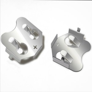 금속 CR2032 청동 니켈 플레이트 배터리 접점 2032 배터리 홀더 PCB에