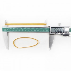 공장 맞춤형 노란색 투명 고온 내성 및 노화 방지 산업용 고무 밴드