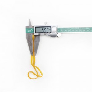 공장 사용자 정의 연장 및 확장 노란색 투명 고온 노화 방지 산업용 고무 벨트