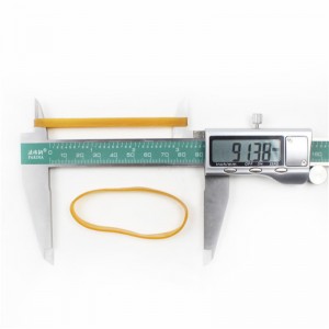 제조업체 사용자 정의 확대 노란색 투명 고온 방지 비 변속 산업용 고무 밴드