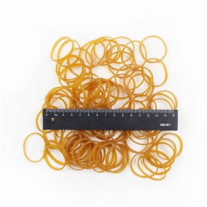 제조 업체 도매 천연 고무 노란색 투명 고탄성 및 인성 게, 랍스터 바인딩 농업 고무 밴드