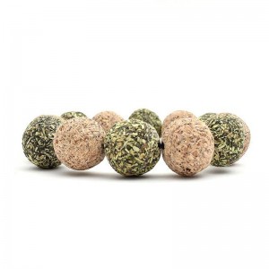 부처님 비즈 끈 고양이 민트 볼