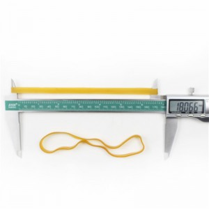 제조업체 사용자 정의 길이가 길어지고 넓어지고 고무 밴드 덕분에 고온 및 노화 방지 노란색 고무 벨트