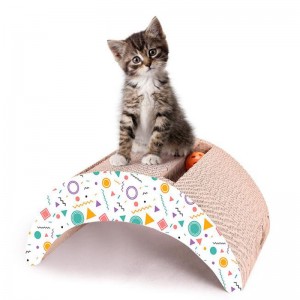 큰 달 더블 공 고양이 스크래치 보드