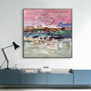 캔버스 프레임 추상 새로운 디자인 손으로 그린 ​​홈 장식 사진 그림 바닥 그림