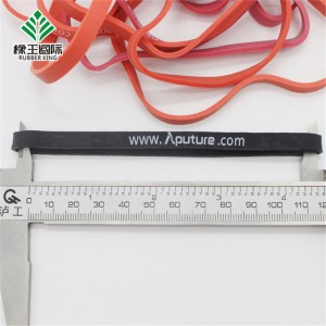 제조 업체 사용자 정의 색상, 높은 탄력, 방수 및 내구성 인쇄 광고 고무 밴드