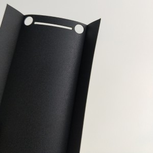 블랙 PC 절연 시트 백 마라 고무 0.25mm 난연성 절연 시트 전기 제품에 적합