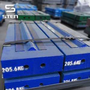 McColsky i54 세라믹 인서트가있는 높은 크롬 블로우 바