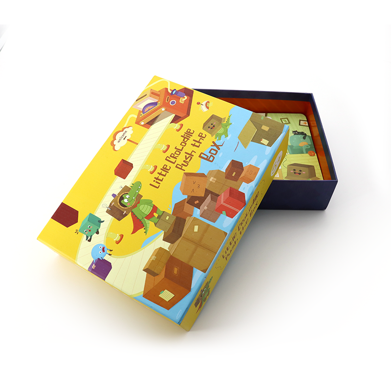 사용자 정의 크기 및 디자인 종이 퍼즐 퍼즐 선물 ​​포장 골 판지 딱딱한 상자