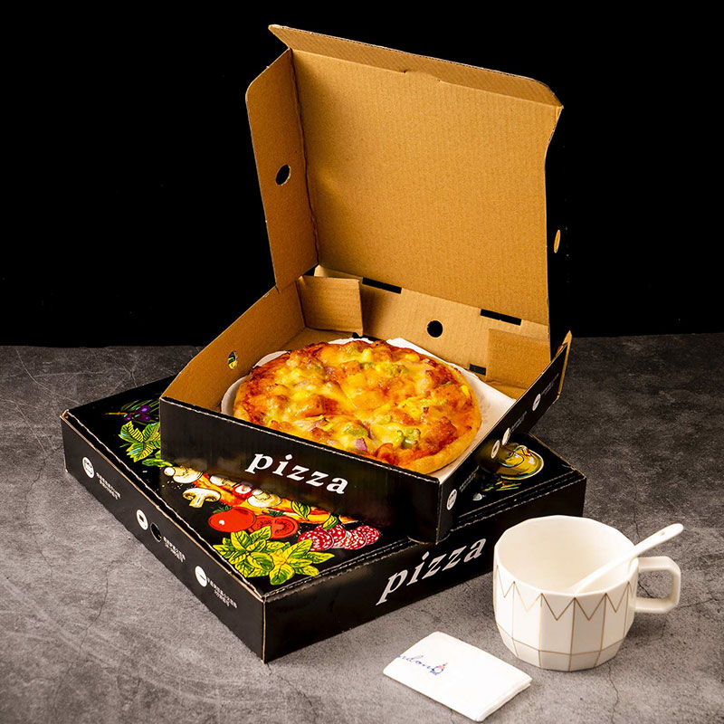 싼 사용자 지정 로고 인쇄 디자인 종이 피자 상자