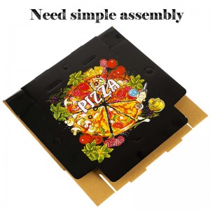 싼 사용자 지정 로고 인쇄 디자인 종이 피자 상자