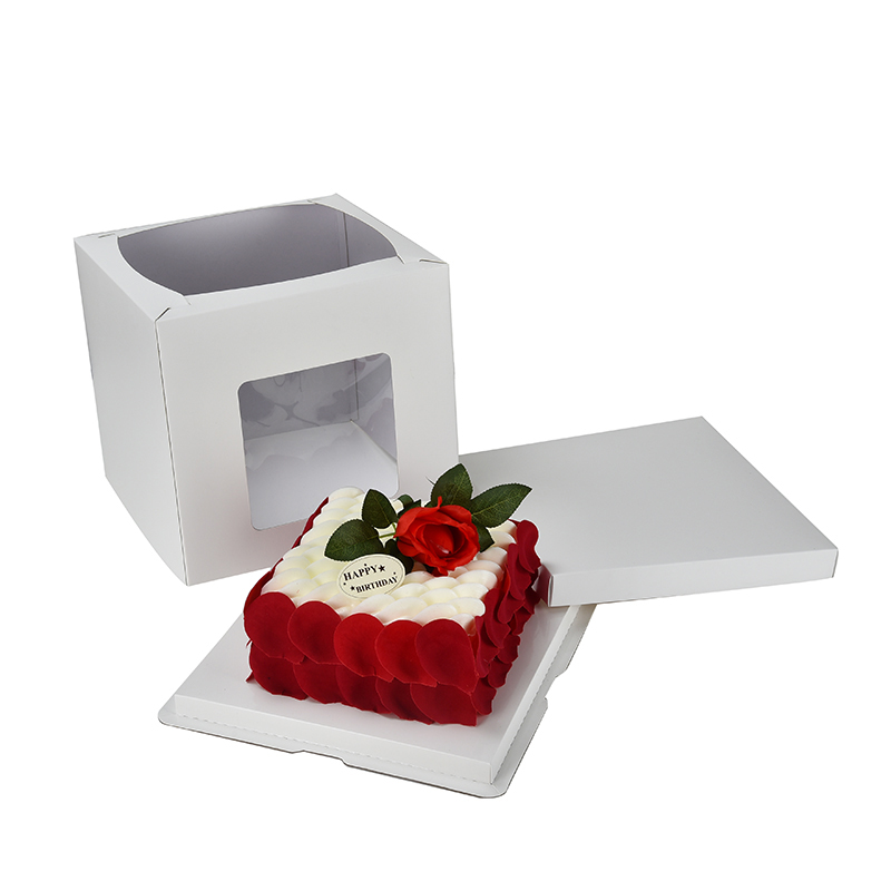 새로운 웨딩 케이크 상자 수제 럭셔리 종이 생일 케이크 상자