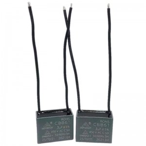 새로운 ROSH 3UF 450V 250V 고성능 CBB61 AC 팬 용 커패시터