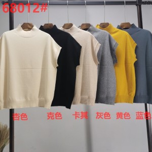 간단하고 세련된 조커 재단 단일 니트 톱 68012#