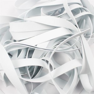 공장 도매 흰색 수영복 고무 스트랩 마스크 귀 스트랩 탄성 스트랩