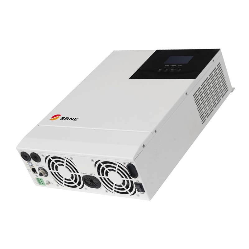 SRNE 3000W 올인원 MPPT 하이브리드 태양 인버터 24V 110VAC 순수 웨이브 최대 100V 60A 50Hz 60Hz 오프 그리드 충전 인버터