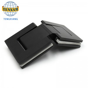 뜨거운 판매 135도 304 SS 매트 블랙 샤워 유리 문 경첩