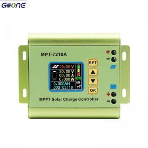MPT7210A MPPT LIPO 배터리 출력 600W 24V 36V 48V 60V 72V에 대 한 알루미늄 합금 태양 조정기 알루미늄 합금 태양 조절기