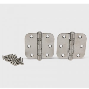 HN005 3.5 인치 스테인레스 스틸 내부 도어 가문 5/8 인치 반경 코너