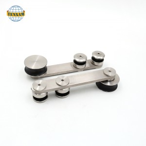 유리 도어 슬라이딩 시스템 슬라이딩 도어 매달려 스테인레스 스틸 슬라이딩 바퀴