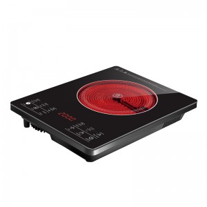 J21 새로운 디자인 세라믹 쿠커의 호텔와 전기 오븐 적외선 밥솥 전기 세라믹 유리 단일 핫 플레이트