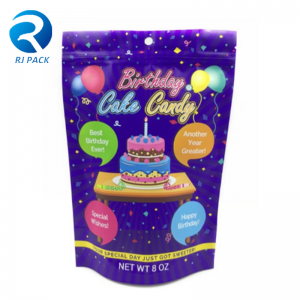 고품질 사용자 정의 디자인 사탕에 대 한 파우치를 서십시오