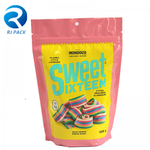 고품질 사용자 정의 디자인 사탕에 대 한 파우치를 서십시오