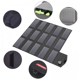 접는 태양 전지 패널 18V 100W 휴대용 야외 태양열 충전기 캠핑