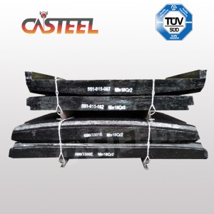 McClosky J40 죠 크러셔 뺨 플레이트, 고정/swing 죠 죽 다이, 턱 접시