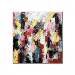 공장 도매 다채로운 costom handpainted 아크릴 그림 벽 장식 거실에 대 한 추상 작품 캔버스 오일