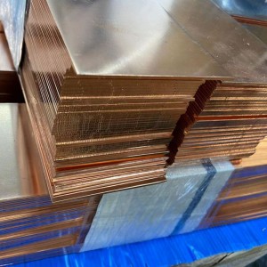 빨간 구리 플레이트